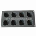 8 Cups Silicone Rose Muffin Pan